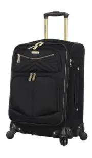 Steve Madden Designer Luggage Collection-Lightweight Softside Suitcase 20’