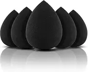 Aesthetica Cosmetics Beauty Sponge Blender - Latex Free and Vegan Makeup Sponge Blender - For Powder, Cream or Liquid Application (5 Pack)