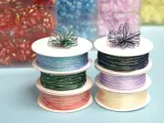 1/8" x 50 yards PULL String Organza RIBBON for Wedding FAVORS Bows Decorations