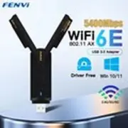 WiFi 6E USB Adapter Dongle Band 2.4G/5G/6GHz USB3.0 WiFi 6 Network Card Antenna