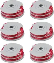Trimmer Strimmer Spool Line Replacement For Flymo Contour 500 XT Strimmers Trimmers Too Part Garden Trimmer Spare Parts (6 Pack)