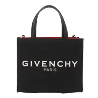 在飛比找蝦皮商城優惠-Givenchy 迷你帆布手提 G-Tote 托特包 黑色/