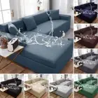 Elastic Waterproof Sofa Cover Dust-proof Solid Color 1/2/3/4-seater Living Room
