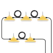 15.24m Construction String Lights 75W 7500LM Connectable Waterproof