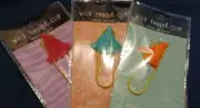 Giant tassel paper clip / three colors / key chain / book mark / multiple uses