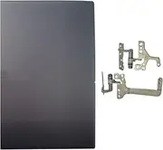 New Compatible for ASUS VivoBook 15 X512 X512F A512 A512F F512 F512D V5000F Rear Lid TOP Case Laptop LCD Back Cover/Hinges L&R (Color : Gray A and Hinges)
