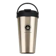 500ML Portable Coffee Vacuum Flasks Insulated Mugs Hot & Cold Cup With Handle Leakproof Stainless Steel Thermos Flask Tea Water Bottle