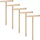 5 Pieces Pancake Maker Stick Pancake Griddle Batter Spreader Wooden Spreader Sti