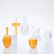 9ML Honeycomb Lip Gloss Tube Clear Amber Plastic Lip Gloss Containers Bot-i-