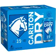 Carlton Dry Middy 3.5% Block Can 375mL