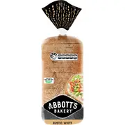 Abbott's Bakery Rustic White Bread Sandwich Slice Loaf 700g
