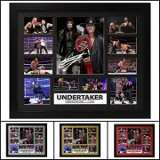 Undertaker Signed Framed Limited Edition Memorabilia V1
