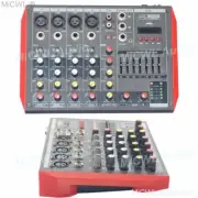 MG6 Bluetooth Portable Audio Mixer DJ Sound Mixing Console MP3 7-Band EQualizer
