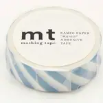 MT MASKING TAPE 和紙膠帶/ DECO/ STRIPE/ GRAYISH SKY/ 1入 ESLITE誠品