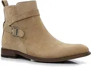 [Polar Fox] Barrett MPX806058 Memory Foam Classic Vegan Leather Chelsea Business Casual Chukka Boots