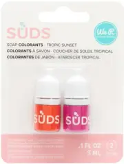 We R Memory Keepers SUDS Soap Maker Colorant 3ml 2/Pkg-Tropical Sunset