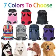 Portable Mesh Dog Backpack Outdoor Travel Breathable Pair Shoulder Bags