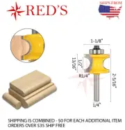 REDS Y65768-4 - 1/2 DIA -1/4" RAD Bullnose Router Bit 1/4" Shank