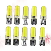 SWOOMEY 10pcs LED Width Indicator Light Wattage White Car Automobiles Small Light Bulbs Light-emitting Diode Trunk Lamp Yellow