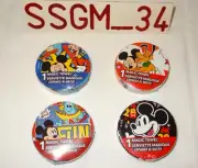 DISNEY JR. MICKEY MOUSE Lot of 4 11"x11" Expand In Water Cotton Magic Towels