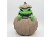 Nightmare Before Christmas Pumpkin Oogie Boogie Disney RARE 2021 Decoration