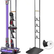 FOHOA Metal Vacuum Stand Compatible with Dyson V15 V11 V10 V8 V7 V6 DC30 DC31 DC34 DC35 DC58 DC59