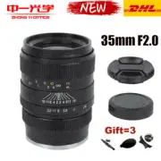 ZHONGYI 35mm F2.0 Full Frame Manual Focus Lens for Canon Nikon Sony Fuji Pentax