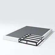 NHODIR Box Spring for Full Bed, 5 inch Full Size Box Spring Only, Strong Metal Frame Mattress Foundation, No Noise, Easy Assembly