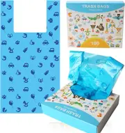 Degradable Disposable Diaper Bags Baby Nappy Sacks Waste Bin or Pet Waste Bag...
