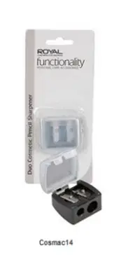 Royal - Duo Spitzer Royal Functionality Duo Cosmetic Pencil Sharpener CARDED