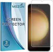 MEZON [3 Pack] Anti-Glare Matte Screen Protector Film for Samsung Galaxy S23 (6.1") – Case Friendly, Shock Absorption (Galaxy S23, Matte)