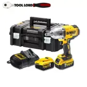 DeWalt Cordless Battery Powered 18V 1/2” Dr High Torque Impact Wrench Kit