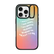 iPhone 16 Pro Impact Ring Stand Case MagSafe Compatible Affirmation Gradient
