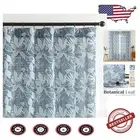 50x96 Inch Light-Filtering Leaf Design Curtains - Farmhouse Drapes Set of 2