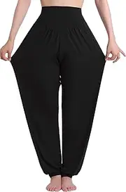 [HOEREV] Super Soft Modal Spandex Harem Yoga/Pilates Pants