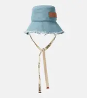 [Loewe] Loewe Paula's Ibiza Fisherman denim bucket hat UK 7 blue