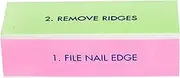 4 Way Buffer – Multi-Side Nail Shiner, Filing Block Tool | Smoothing Polisher, Fingertip Care Accessory, Gloss Buffing Sponge for At-Home Spa Beauty