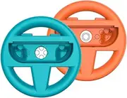 2pcs/Set Racing Steering Wheels Handle Stand Holder Gaming Racing Steering Wheel for Switch 2 Joy Con Controller Accessories