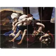 Nicholas Poussin Mythology Tile Mural PT06779. 32 x 24 (12) 8x8 tiles