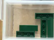 LEGO Parts - Dark Green Tile 1 x 3 - No 63864 - QTY 5