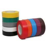 ELECTRICAL TAPE COLORS 10 PACK 3/4" 60 FEET LEAD-FREE FLAME RETARDANT TAPE