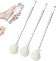 Bottle Cleaner Brush Set - Foldable Bottle Brushes with Long Handle,Household Cleaning Tool for Fruit Vegetable Cleaning Baby Feeding Wine Glasses Humidifier