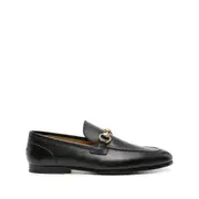 [Gucci] Gucci Jordaan Leather Loafers 8.5 US BLACK