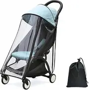 YOYO Stroller Rain Cover – Thick EVA Waterproof Windproof Canopy for Babyzen YOYO/YOYO2/YOYO3 – Breathable with Side Vents – Includes Oxford Waterproof Drawstring Bag – Baby Stroller Accessory