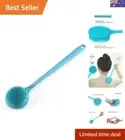 Silicone Back Scrubber for Shower, Soft Bath Body Brush Washer with Long Hand...