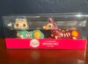 Day of the Dead Dog and Cat Salt and Pepper Shaker Set with Stoppers New