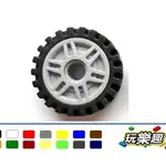 玩樂趣 LEGO樂高 13971C01 61254 輪胎24 D.X7 + 13971 車框 二手零件 2H10A-L