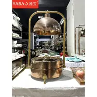 在飛比找ETMall東森購物網優惠-304不銹鋼新款自助餐爐酒店食物保溫燈布菲食品加熱燈商用保溫