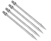 Stainless Steel Hand Spear 1 Prong Barb Screw Gun Harpoon Spearfishing Tip Head