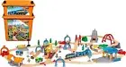 BRIO World – Action Tunnel Deluxe Set 33977, 91 Pieces – Smart Sound Tech